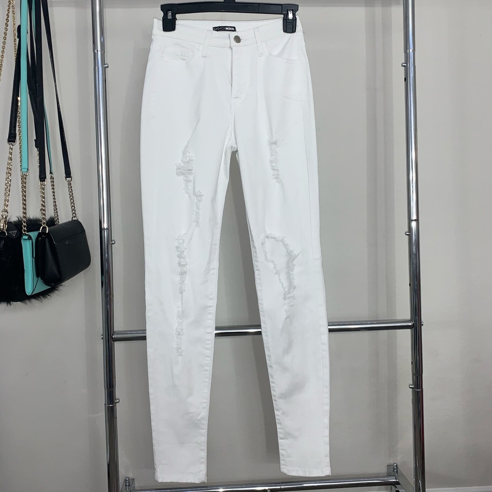 Fashion Nova Glistening Jeans , never worn